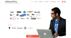 Desktop Screenshot of isocialyou.com